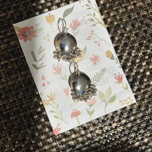 Elegant Silver Drop Earrings